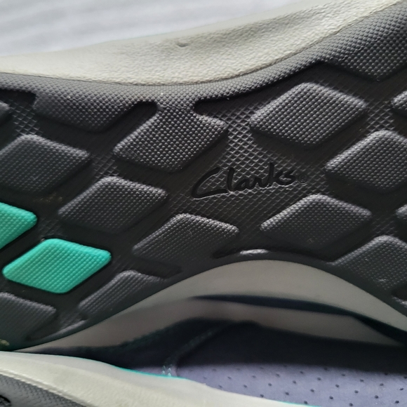 CLARKS Shoes Navy/Teal 9.5 Med - Picture 5 of 5